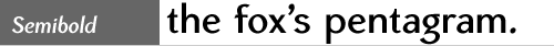 sample text setting of Clear Prairie Dawn SemiBold