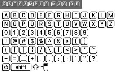sample showing of Ratsample Mac 3D