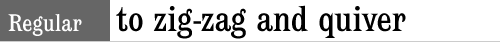 sample text setting of Spike Regular